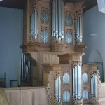 Dettaglio organo della Chiesa Evangelica Luterana